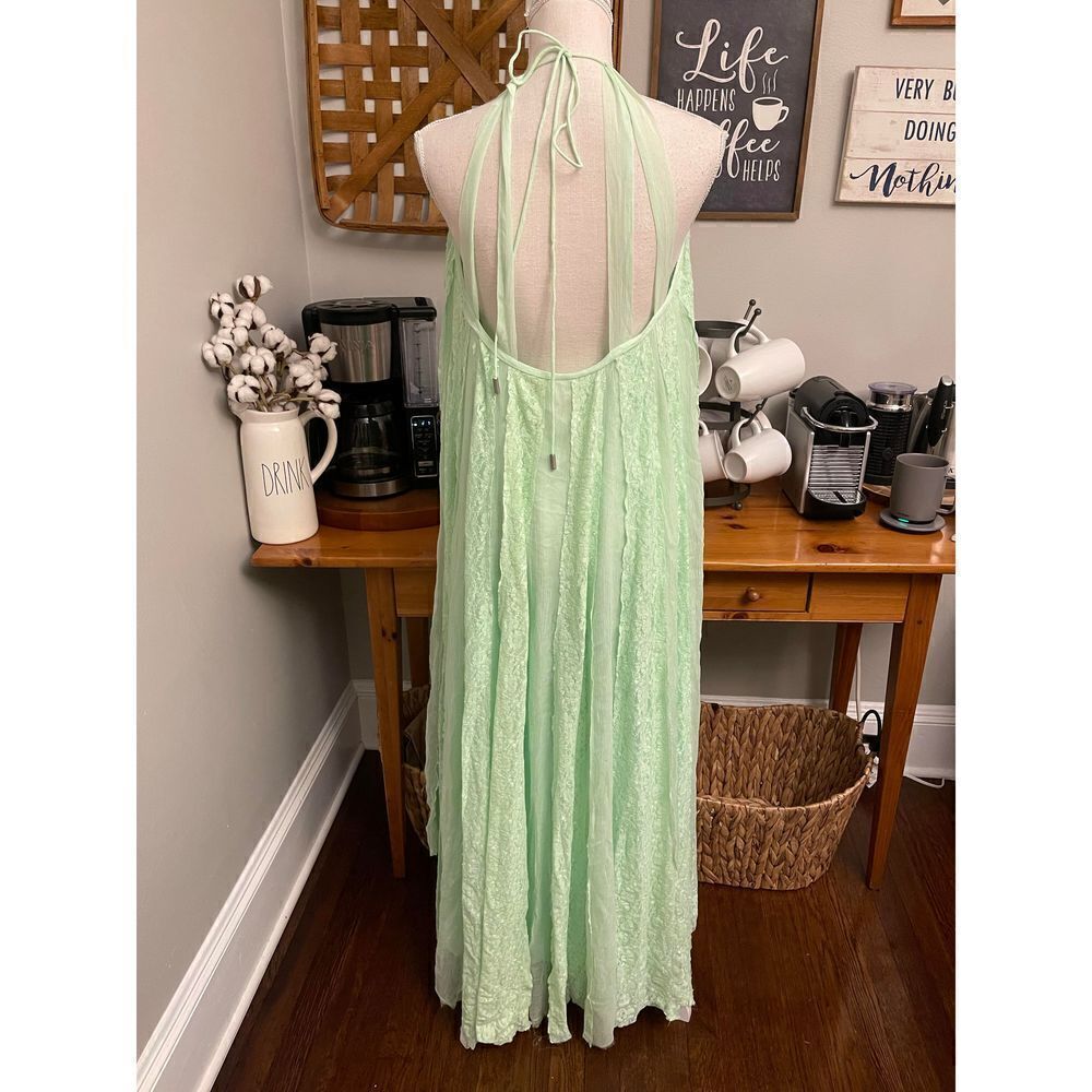 Free People Sweet Sea Maxi Dress size L - Picture 7 of 12